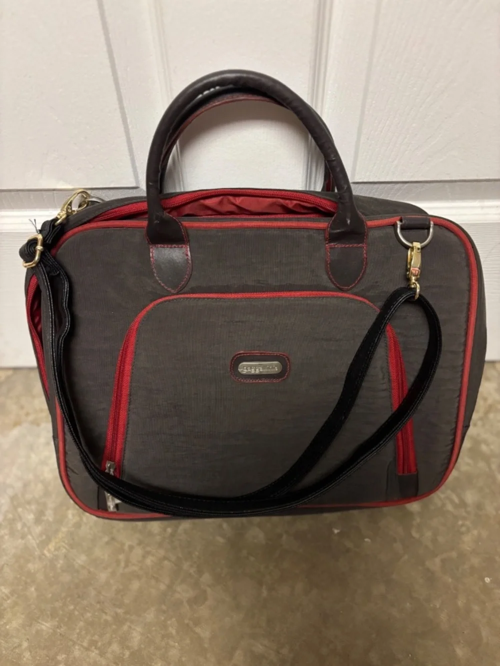 Baggallini Red and Gray Briefcase/Laptop Case